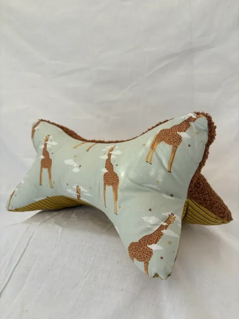 Coussin "Confort de lecture" - Girafe | Pivoine et Coton